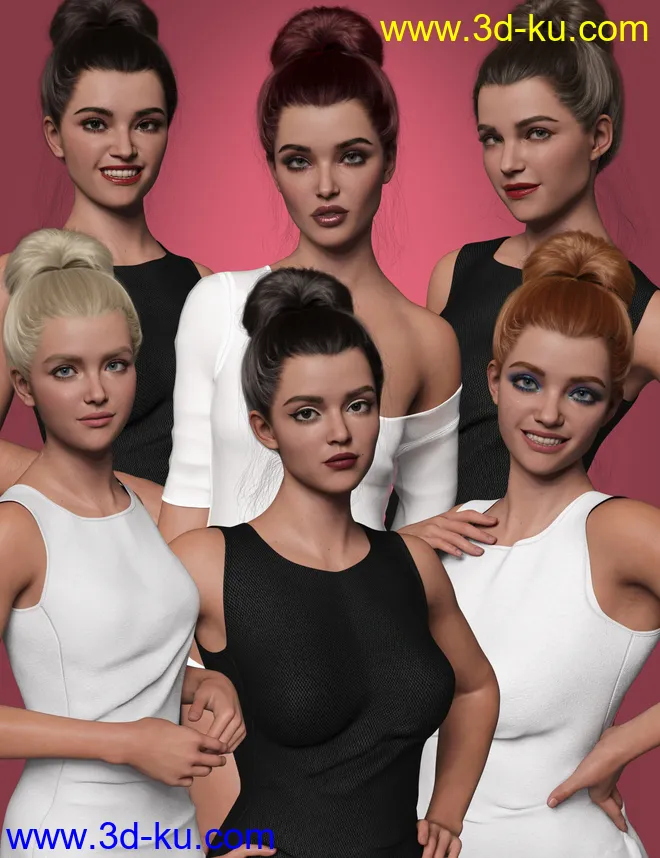 Real Faces and Bodies for Victoria 8.1模型的图片1