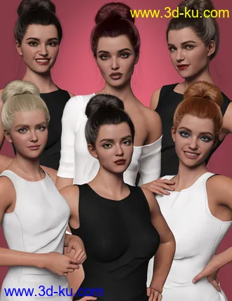 3D打印模型Real Faces and Bodies for Victoria 8.1的图片