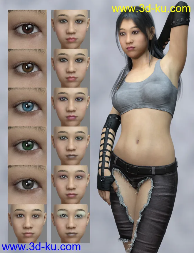 Reizi for Genesis 8 Female模型的图片12