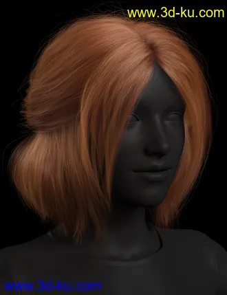 Relaxed Tail Bob for Genesis 3 and 8 Female(s)模型的图片2