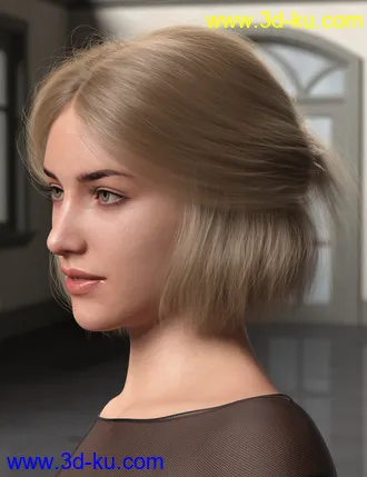 Relaxed Tail Bob for Genesis 3 and 8 Female(s)模型的图片7