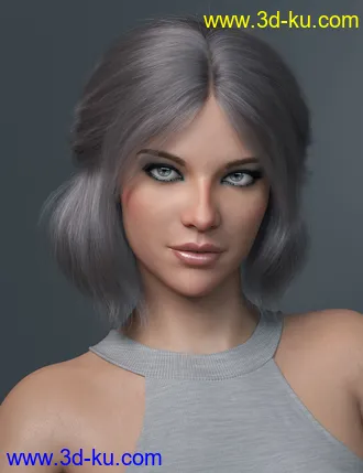 Relaxed Tail Bob for Genesis 3 and 8 Female(s)模型的图片12