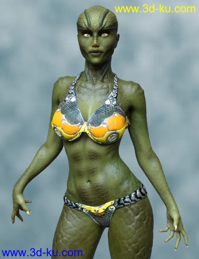 Repthila HD for Genesis 8 Female模型的图片6