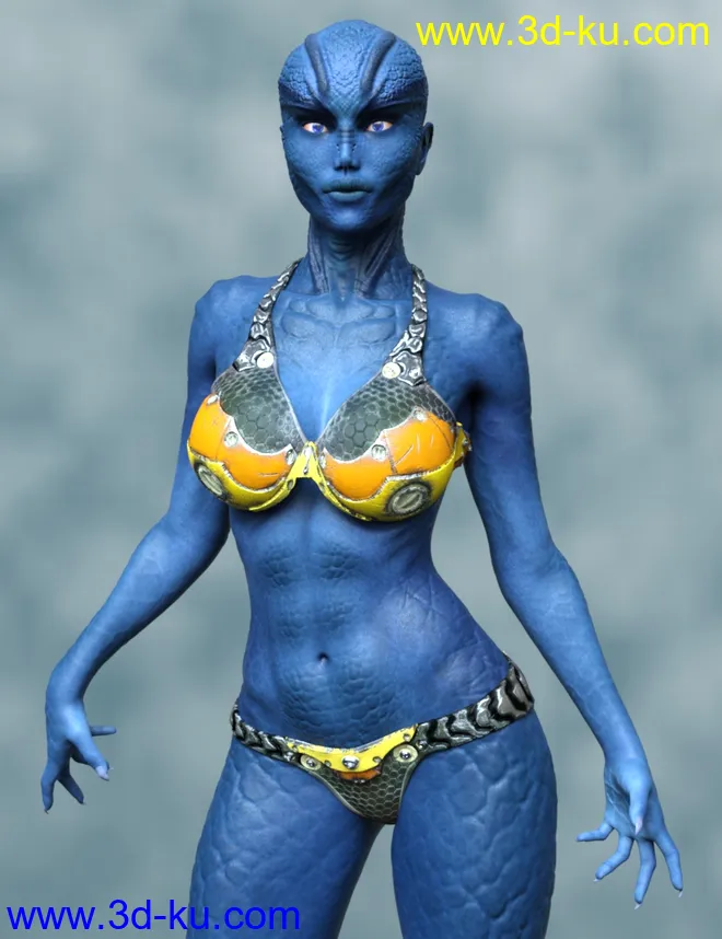 Repthila HD for Genesis 8 Female模型的图片8