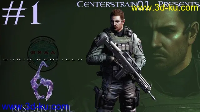 Resident Evil 6 Chris Redfield in Daz G8M模型的图片1