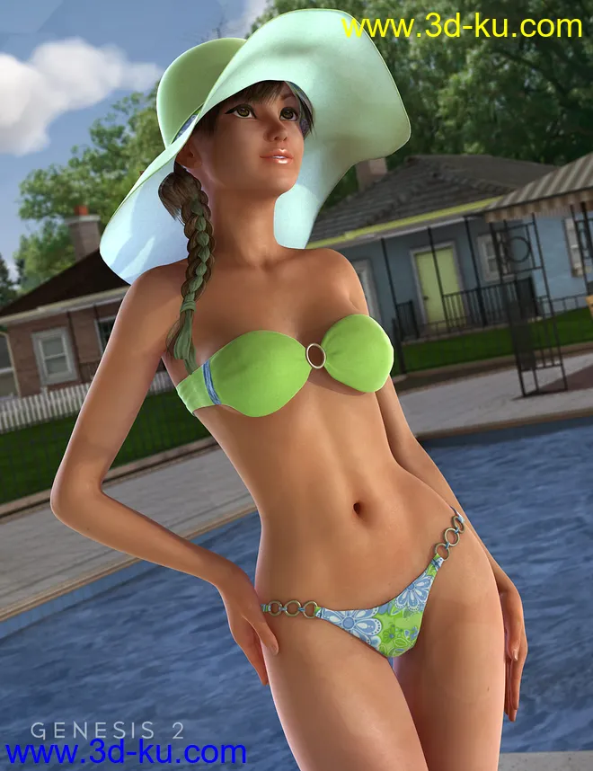 Ring Bikini Textures模型的图片3