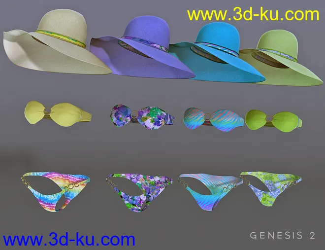Ring Bikini Textures模型的图片6