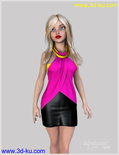 Ring Skirt For Genesis 2 Female(s)模型的图片1