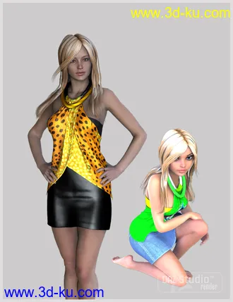 3D打印模型Ring Skirt For Genesis 2 Female(s)的图片