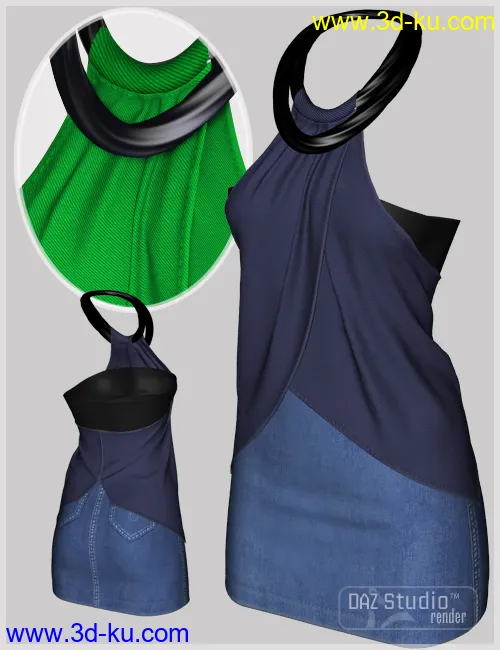 Ring Skirt For Genesis 2 Female(s)模型的图片3