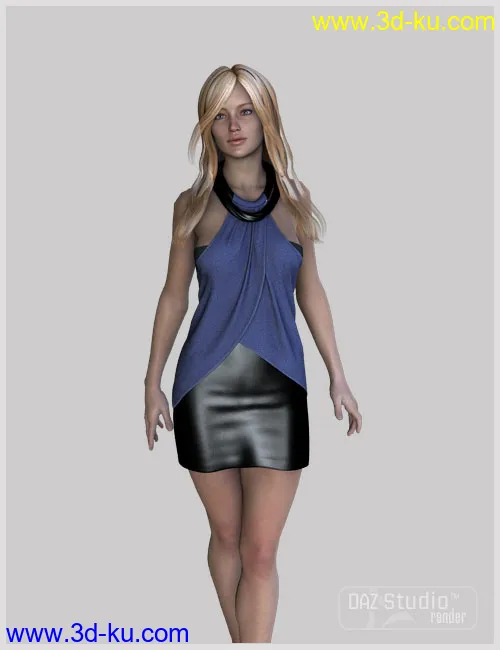 Ring Skirt For Genesis 2 Female(s)模型的图片4