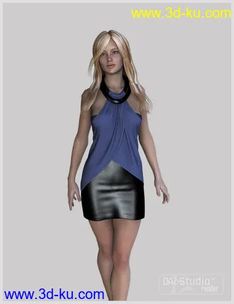 3D打印模型Ring Skirt For Genesis 2 Female(s)的图片