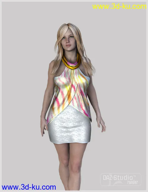 Ring Skirt For Genesis 2 Female(s)模型的图片5