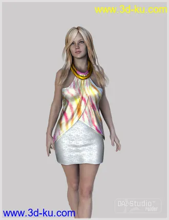 3D打印模型Ring Skirt For Genesis 2 Female(s)的图片