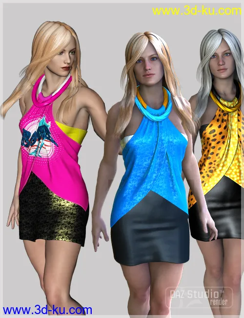 Ring Skirt For Genesis 2 Female(s)模型的图片6