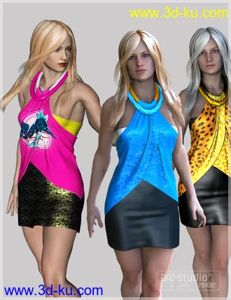 3D打印模型Ring Skirt For Genesis 2 Female(s)的图片