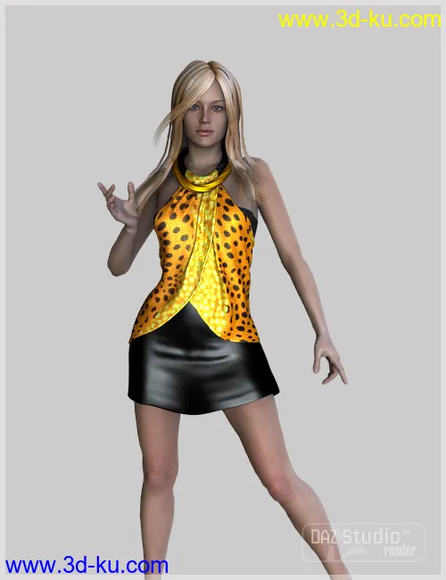 Ring Skirt For Genesis 2 Female(s)模型的图片9