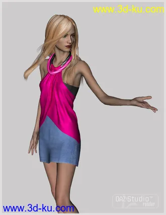 3D打印模型Ring Skirt For Genesis 2 Female(s)的图片