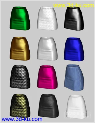 3D打印模型Ring Skirt For Genesis 2 Female(s)的图片
