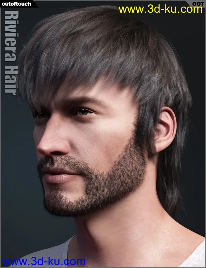 Riviera Hair for Genesis 3 and 8模型的图片10