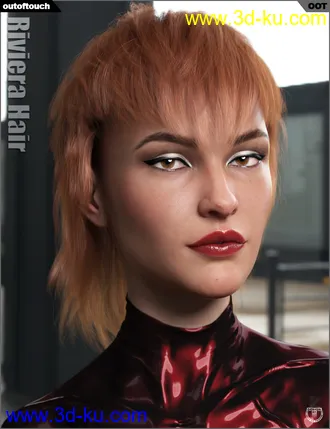 3D打印模型Riviera Hair for Genesis 3 and 8的图片