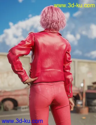 3D打印模型Road Rash for Genesis 8 and 8.1 Females的图片