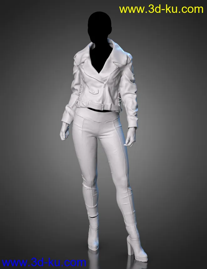 Road Rash for Genesis 8 and 8.1 Females模型的图片8