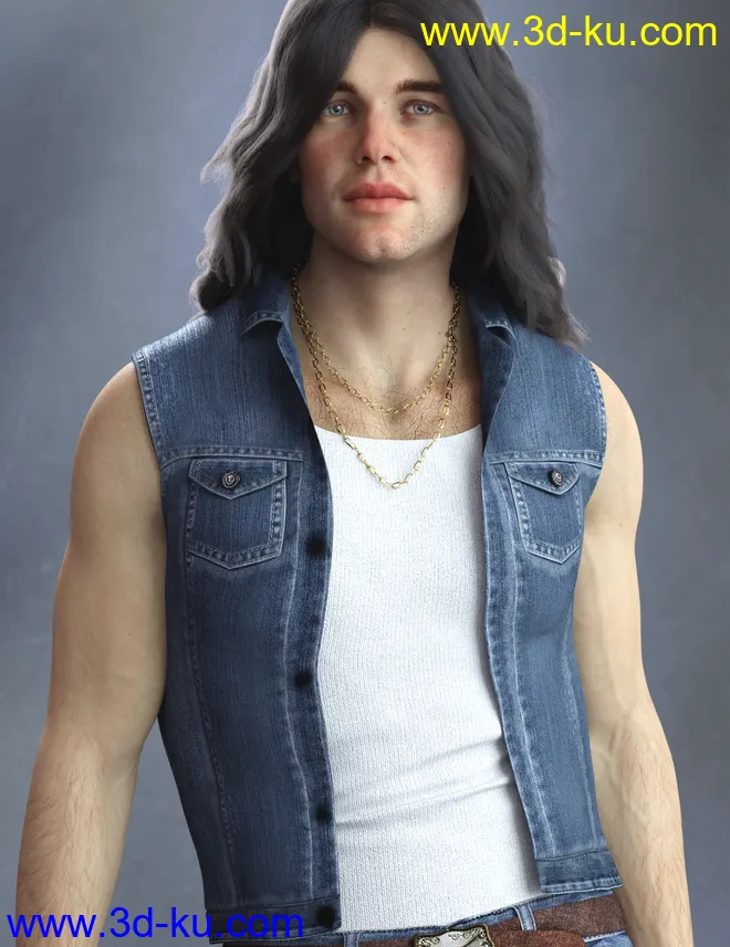 Rocco HD for Genesis 8.1 Male模型的图片3