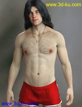 3D打印模型Rocco HD for Genesis 8.1 Male的图片