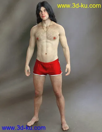 3D打印模型Rocco HD for Genesis 8.1 Male的图片