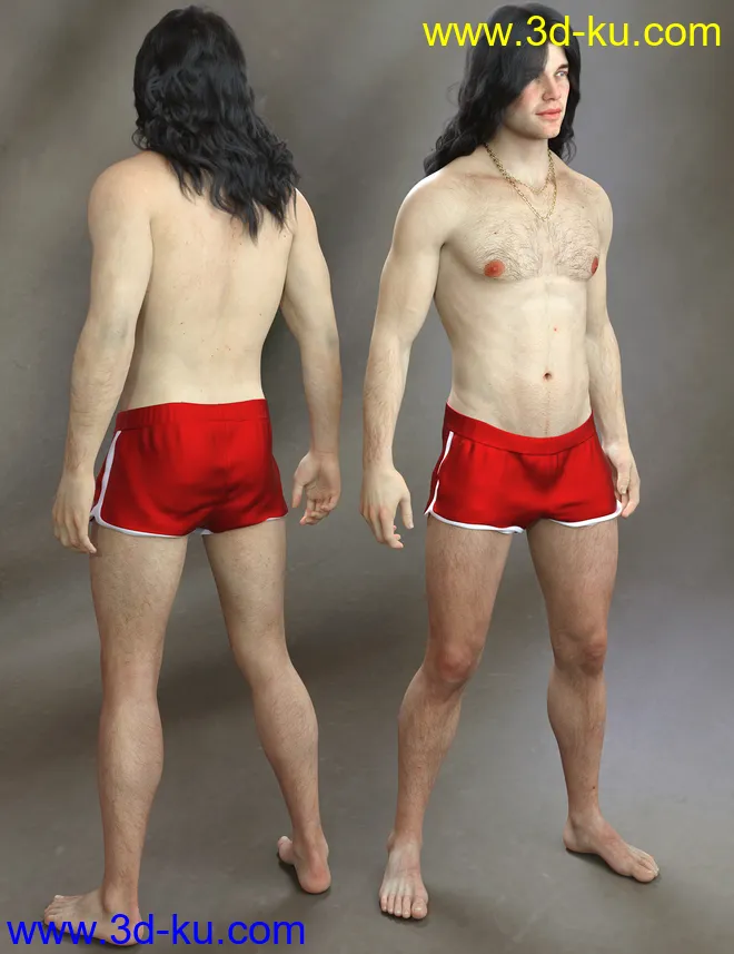 Rocco HD for Genesis 8.1 Male模型的图片10
