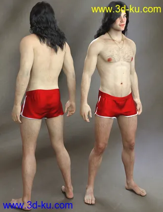 3D打印模型Rocco HD for Genesis 8.1 Male的图片