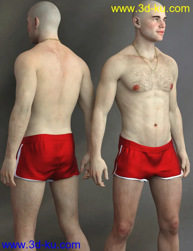 Rocco HD for Genesis 8.1 Male模型的图片11