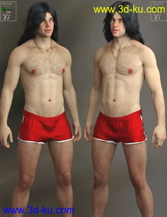 3D打印模型Rocco HD for Genesis 8.1 Male的图片