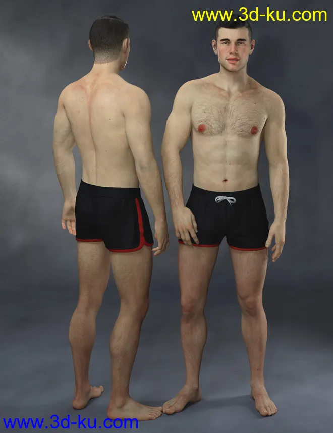 Rocco HD for Genesis 8.1 Male模型的图片14