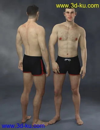 3D打印模型Rocco HD for Genesis 8.1 Male的图片