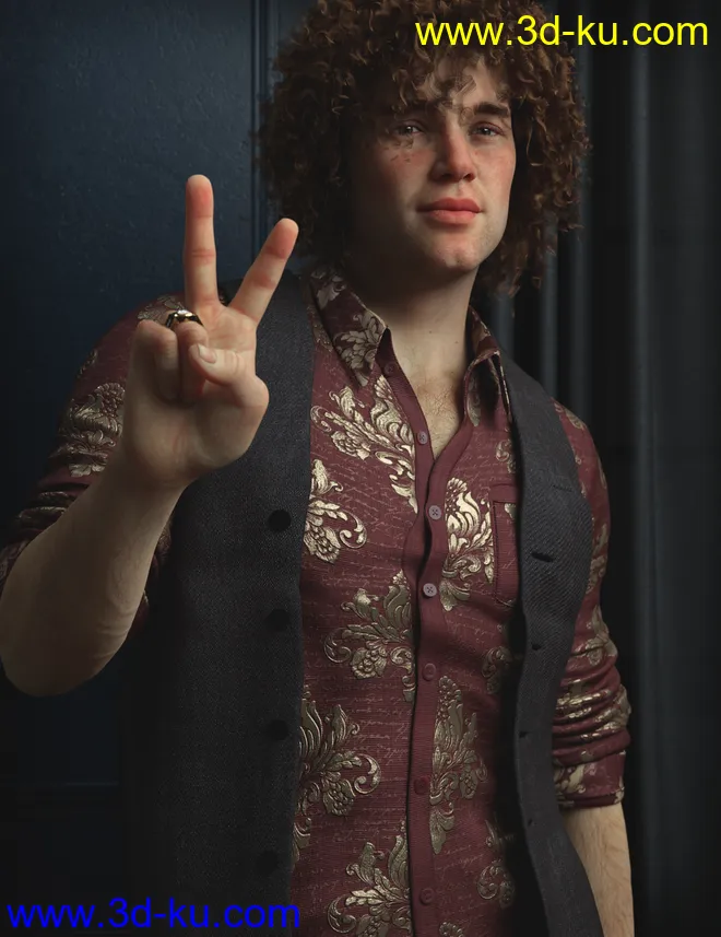 Rocco HD for Genesis 8.1 Male模型的图片18