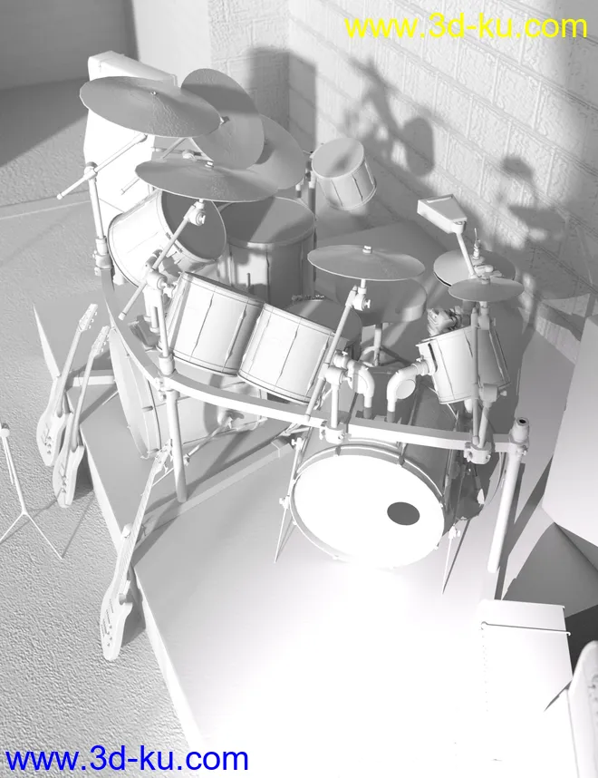 Rock Star Series - Drum Kit模型的图片8