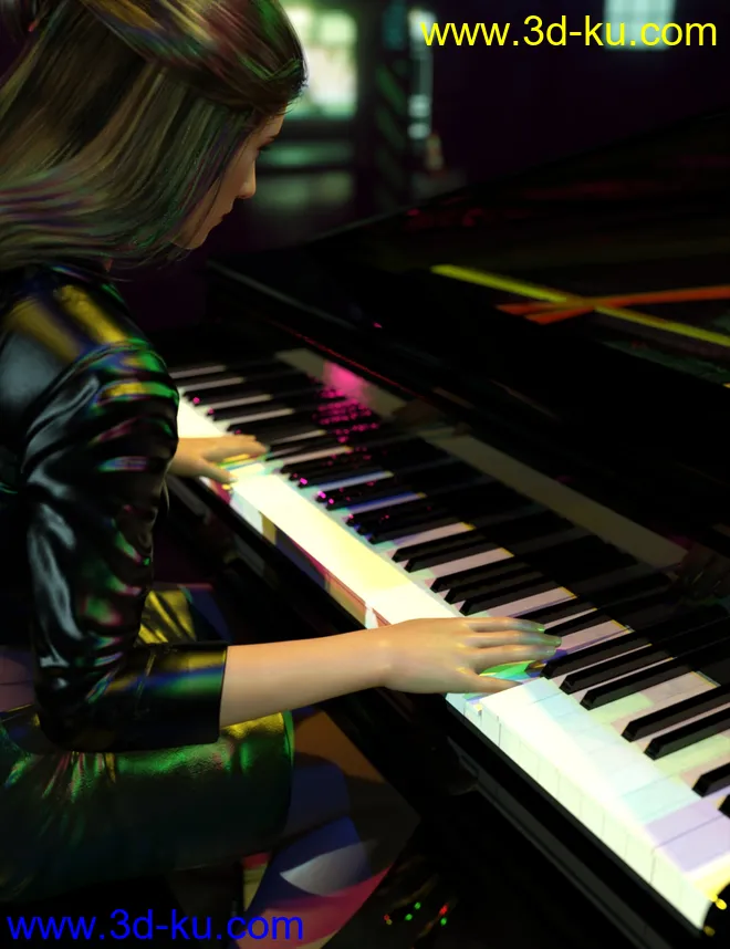 Rock Star Series - Grand Piano模型的图片1