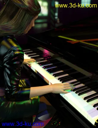 3D打印模型Rock Star Series - Grand Piano的图片
