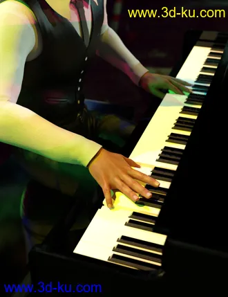 3D打印模型Rock Star Series - Grand Piano的图片