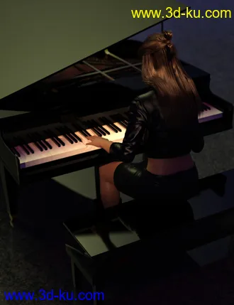 3D打印模型Rock Star Series - Grand Piano的图片