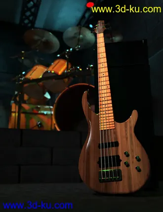 3D打印模型Rock Star Series - Modern Bass的图片