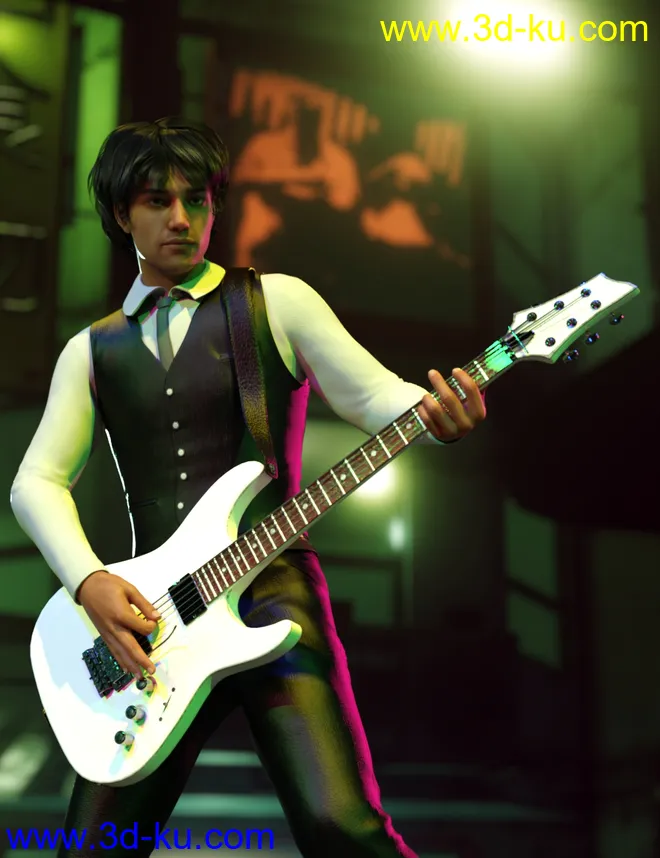Rock Star Series - Modern Guitars模型的图片1
