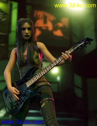 3D打印模型Rock Star Series - Modern Guitars的图片