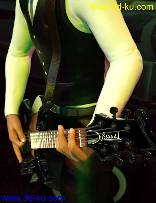 Rock Star Series - Modern Guitars模型的图片6