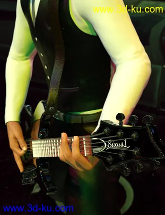3D打印模型Rock Star Series - Modern Guitars的图片
