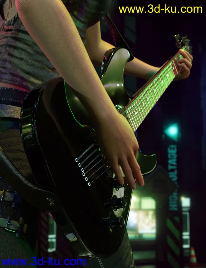 Rock Star Series - Modern Guitars模型的图片7