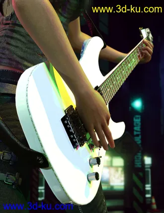 3D打印模型Rock Star Series - Modern Guitars的图片