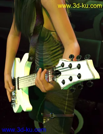 3D打印模型Rock Star Series - Modern Guitars的图片
